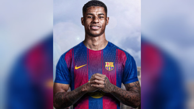 Rashford rela potong gaji di Barcelona. [Instagram]